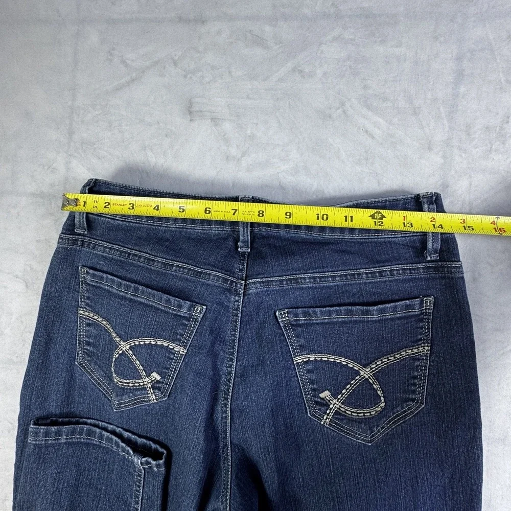 Riders By Lee Womens Skinny Jeans Blue Denim Y2K Modern Fit Stretch Size 8M